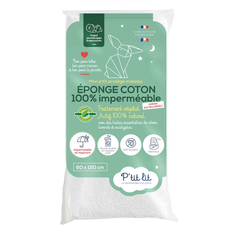 De gros ???? P'TIT LIT Protège Matelas Coton Imperméable ⌛ 2 De gros ???? P'TIT LIT Protège Matelas Coton Imperméable ⌛ – Image 2