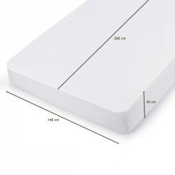 Promo ❤️ VIVEZEN Alèse, Protège Matelas Imperméable Et Respirant - Coton Et TPU - 140 X 200 Cm - Blanc ???? -Today Shop unnamed file 1022