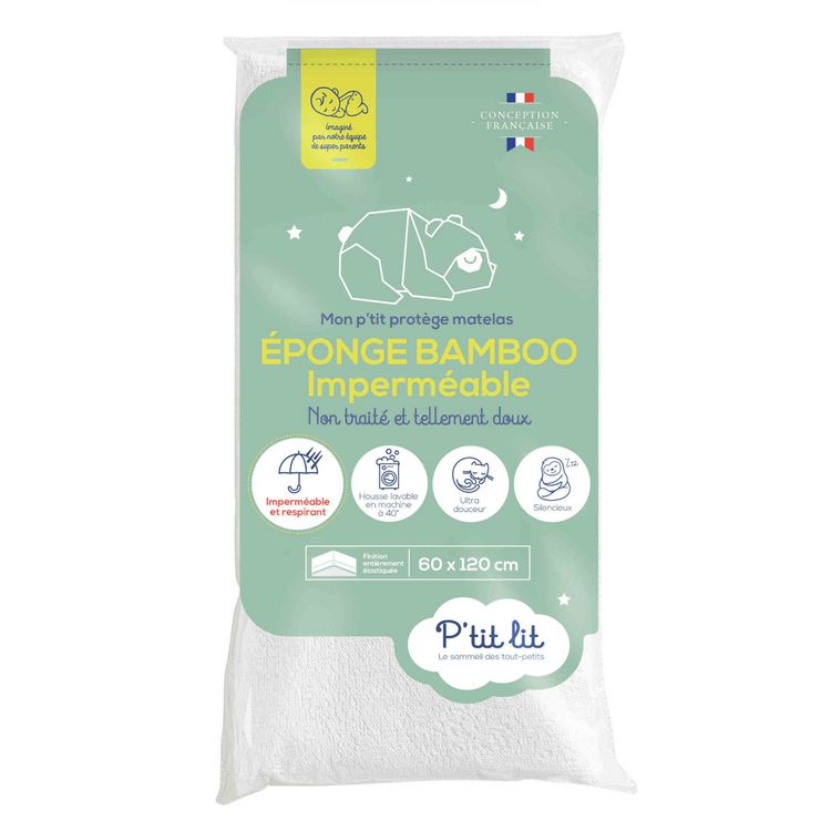 Sortie ???? P'TIT LIT Protège Matelas éponge BAMBOO ???? 2 Sortie ???? P'TIT LIT Protège Matelas éponge BAMBOO ???? – Image 2