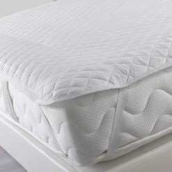 Vente flash ???? Paris Prix Surmatelas Microfibre Mata 90x190cm Blanc ✔️
