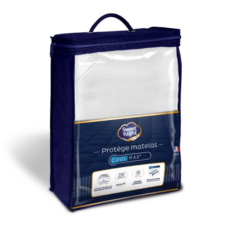 Remise ???? Sweetnight Protège Matelas Prenium COOLMAX - Evacuation Rapide De L'humidité QUALITE HOTELLERIE DE LUXE ???? 1 Remise ???? Sweetnight Protège Matelas Prenium COOLMAX - Evacuation Rapide De L'humidité QUALITE HOTELLERIE DE LUXE ????