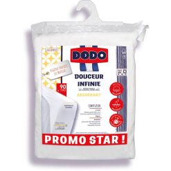 Sortie ❤️ DODO Protège-Matelas DODO Absorbant Anti-Acariens Et Antibactérien DOUCEUR INFINIE 195 G/m² PROMO STAR ! ????
