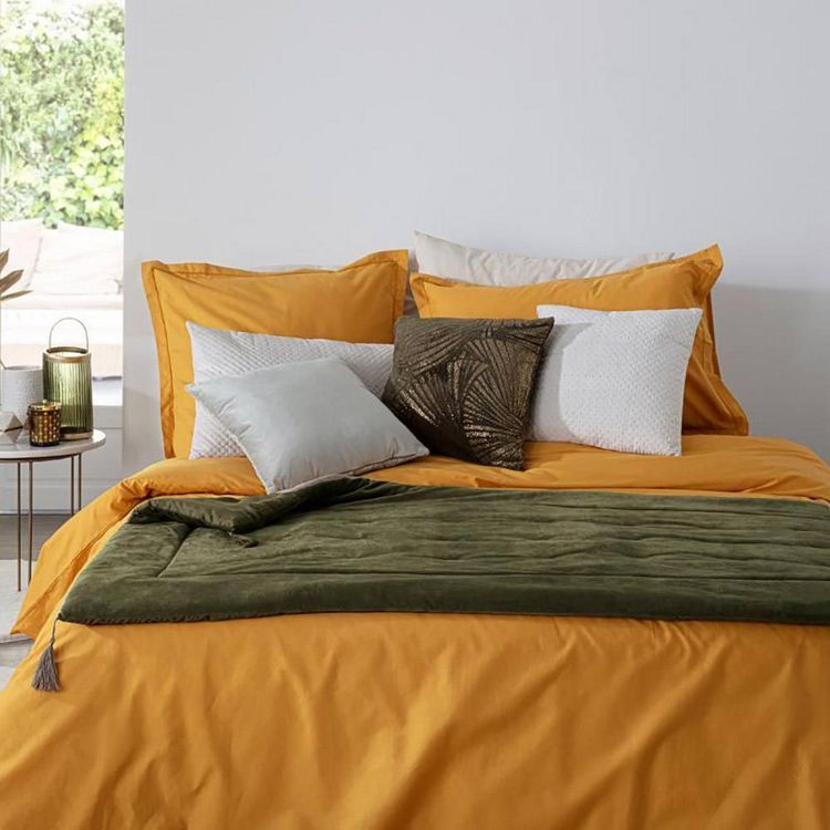 Sortie ???? ATMOSPHERA Édredon Velours 80x180 Cm Sonia Kaki ✔️ 3 Sortie ???? ATMOSPHERA Édredon Velours 80x180 Cm Sonia Kaki ✔️ – Image 3