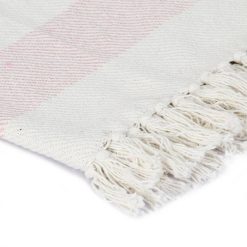 Meilleur prix ✨ VIDAXL Couverture Coton Rayures 160 X 210 Cm Vieux Rose ???? -Today Shop unnamed file 1251