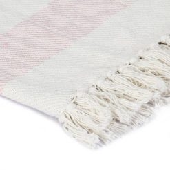 Offres ???? VIDAXL Couverture Coton Rayures 220 X 250 Cm Vieux Rose ???? -Today Shop unnamed file 1347