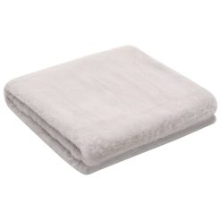 Promo ???? VIDAXL Couverture 100x150 Cm Fausse Fourrure De Lapin Gris ????