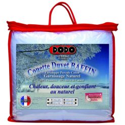 Budget ⌛ DODO Couette Chaude 85% Plumettes 15% Duvet BAFFIN 400 G/m² ????