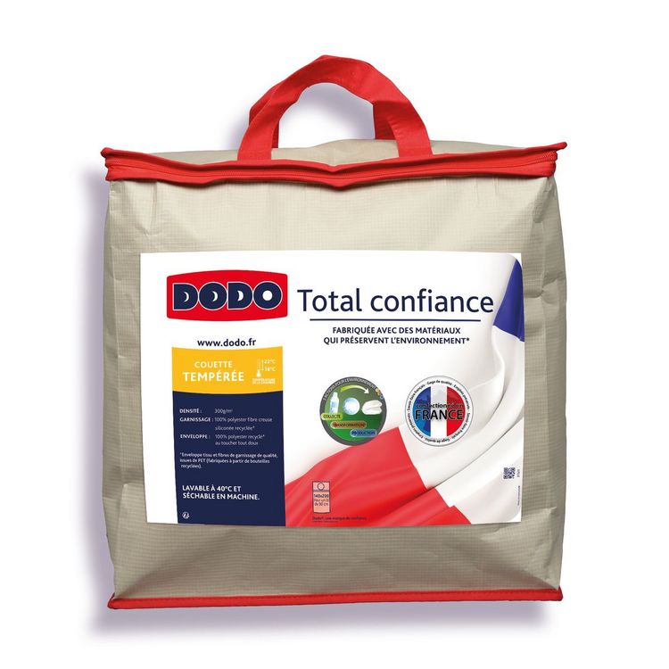 Sortie ???? DODO Couette Tempérée Polyester Recyclé 300 G/m² ???? 1 Sortie ???? DODO Couette Tempérée Polyester Recyclé 300 G/m² ????