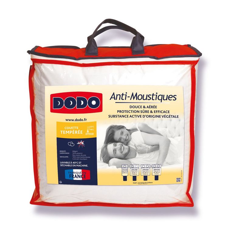 Grosses soldes ???? DODO Couette Tempérée En Polyester 300 G/m² ANTI MOUSTIQUES ???? 1 Grosses soldes ???? DODO Couette Tempérée En Polyester 300 G/m² ANTI MOUSTIQUES ????