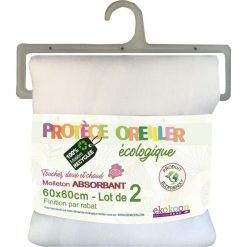 Vente flash ✔️ Protection Oreiller Absorbant En Coton EKOKOON ✔️