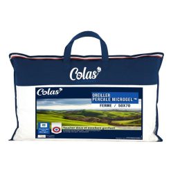 Sortie ???? Oreiller Synthétique En Coton Effet Duvet MICROGEL ⌛