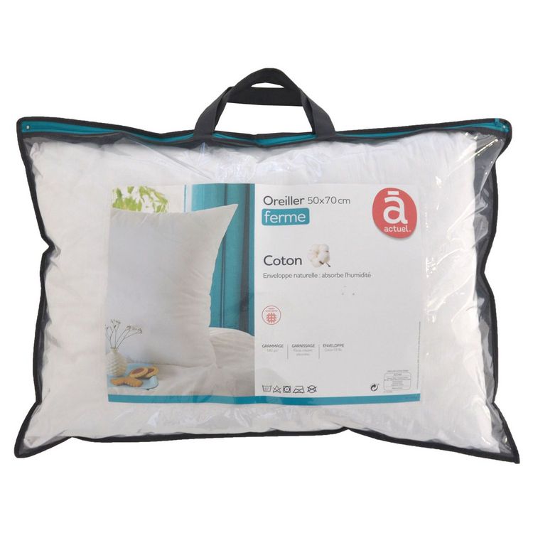 De gros ✔️ ACTUEL Oreiller Soutien Ferme En Coton 57 Fils ???? 1 De gros ✔️ ACTUEL Oreiller Soutien Ferme En Coton 57 Fils ????