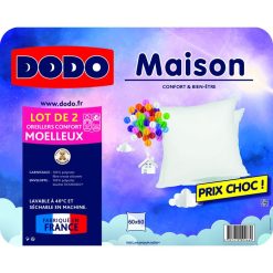 De gros ???? DODO Lot De 2 Oreillers Moelleux En Polyester 500g/m2 MAISON ???? -Today Shop unnamed file 407