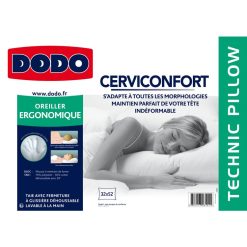Le moins cher ???? DODO Oreiller à Mémoire De Forme En Polycoton CERVICONFORT ????