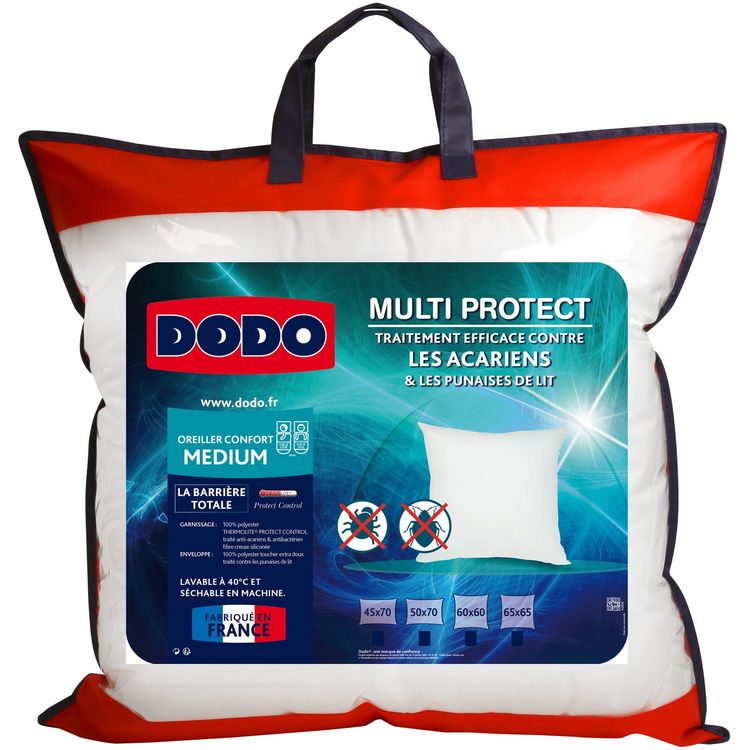 Le moins cher ???? DODO Oreiller Médium Anti-acariens DODO MULTI PROTECT ???? 1 Le moins cher ???? DODO Oreiller Médium Anti-acariens DODO MULTI PROTECT ????