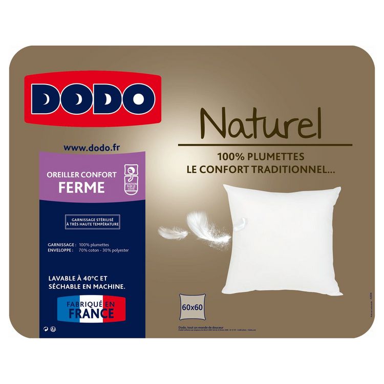 Budget ???? DODO Oreiller Ferme Naturel DODO 100% Plumettes ⌛ 2 Budget ???? DODO Oreiller Ferme Naturel DODO 100% Plumettes ⌛ – Image 2
