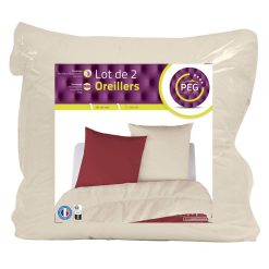 Nouveau ???? Lot De 2 Oreillers Unis En Microfibre 450 G/m² ???? -Today Shop unnamed file 497
