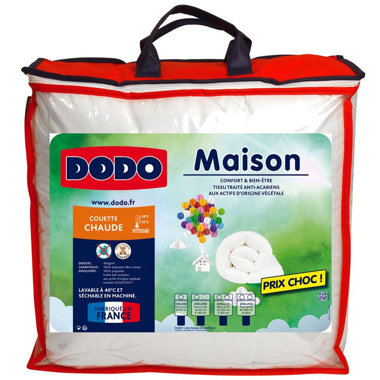 Meilleur prix ???? DODO Couette Chaude En Polyester 400 G/m² MAISON ANTI-ACARIENS ???? 1 Meilleur prix ???? DODO Couette Chaude En Polyester 400 G/m² MAISON ANTI-ACARIENS ????