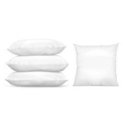 Nouveau ???? Mortreux Lot De 4 Oreillers Blancs - Microfibre - Moelleux - 7170 ✨