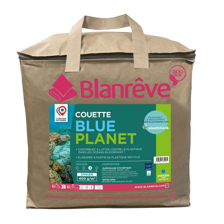 Vente flash ✔️ BLANREVE Couette Chaude En Polyester Aerellle Blue 400 G/m² BLUE PLANET ???? 1 Vente flash ✔️ BLANREVE Couette Chaude En Polyester Aerellle Blue 400 G/m² BLUE PLANET ????