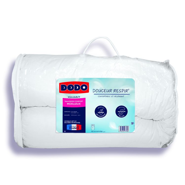 Budget ???? DODO Traversin Confort Moelleux En Polyester Absorption De L'humidité DOUCEUR RESPIR' ???? 1 Budget ???? DODO Traversin Confort Moelleux En Polyester Absorption De L'humidité DOUCEUR RESPIR' ????