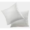 Meilleur prix ???? Mortreux Lot De 2 Oreillers Microfibre Blanc - 55 X 55 - Moelleux ????