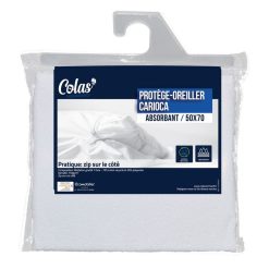 Vente flash ???? COLAS NORMAND Protège Oreiller Absorbant En Molleton Gratté CARIOCA ????