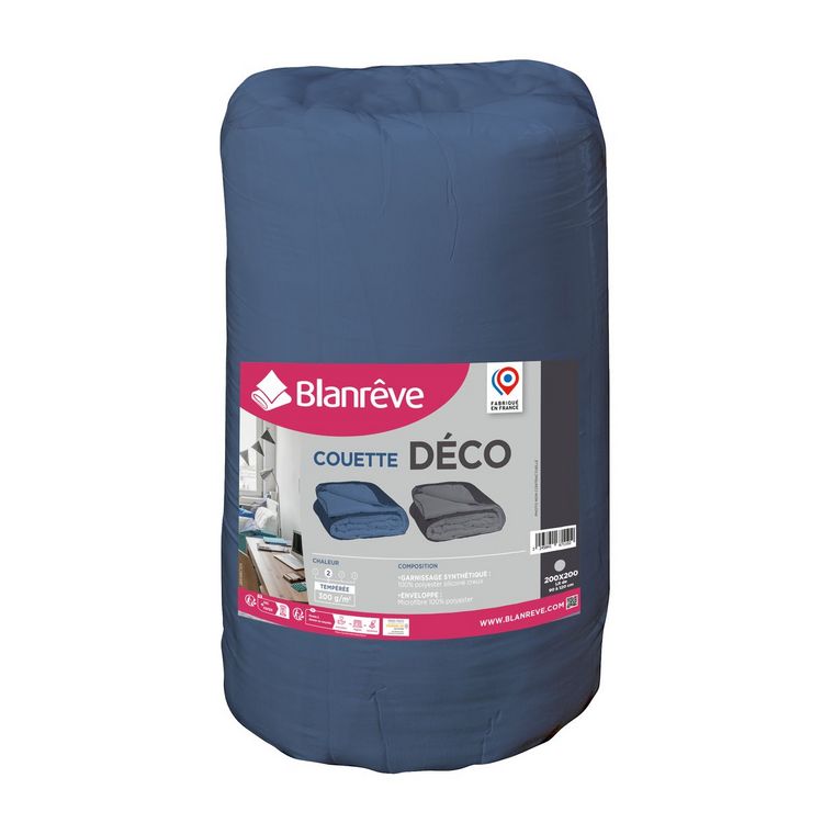 Vente flash ✔️ BLANREVE Couette Tempérée Bicolore En Microfibre 300 G/m² DÉCO ???? 4 Vente flash ✔️ BLANREVE Couette Tempérée Bicolore En Microfibre 300 G/m² DÉCO ???? – Image 4
