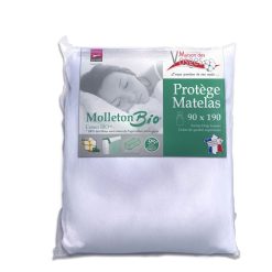 Promo ???? Maison Des Vosges Protège Matelas Absorbant BIO Molleton LA BRESSE ????