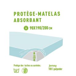 Bon marché ???? Protège Matelas Absorbant En Polyester ????