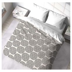 Vente flash ✨ PEG Couette Imprimée Tempérée En Polyester Motif Géométrique 300 G/m² ANOUKA ????