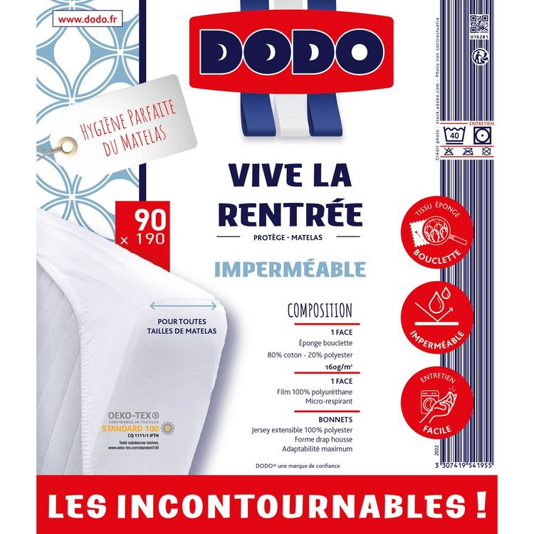 Grosses soldes ???? DODO Protège Matelas Imperméable En éponge VIVE LA RENTRÉE ⌛ 2 Grosses soldes ???? DODO Protège Matelas Imperméable En éponge VIVE LA RENTRÉE ⌛ – Image 2