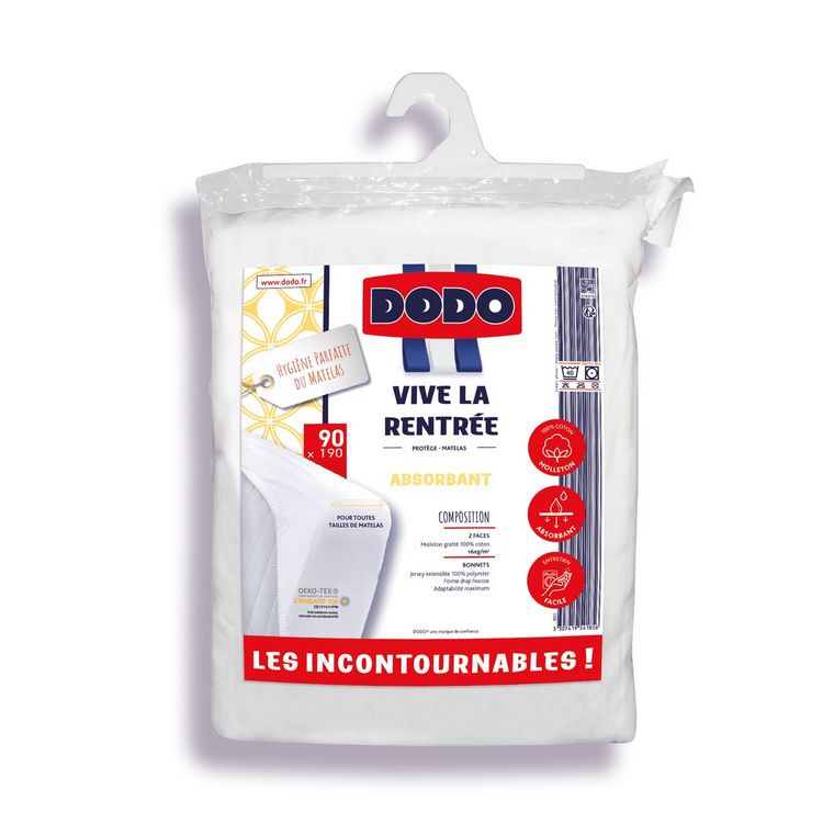 Grosses soldes ???? DODO Protège Matelas Absorbant En Molleton VIVE LA RENTRÉE ???? 1 Grosses soldes ???? DODO Protège Matelas Absorbant En Molleton VIVE LA RENTRÉE ????